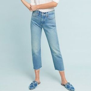 Levi's Light Blue Ankle & Cropped Jeans